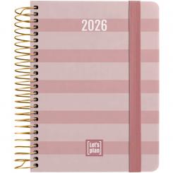 Agenda espiral A6 2026 D/P A6 DESIGN Stripes