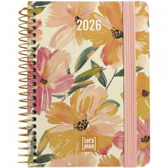 Agenda espiral A6 2026 D/P A6 DESIGN Sunrose