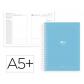 Agenda Espiral ANTARTIK ESSENTIALS A5+ 2026 D/P azul Claro Papel 80G FSC