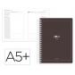Agenda Espiral ANTARTIK ESSENTIALS A5+ 2026 D/P negro Papel 80G FSC