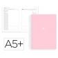 Agenda Espiral ANTARTIK ESSENTIALS A5+ 2026 D/P rosa Papel 80G FSC