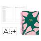 Agenda Espiral ANTARTIK HERE&NOW A5+ 2026 D/P  Verde Papel 80G FSC
