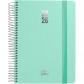 Agenda espiral c/gomas 2026 D/P A6 FANCY mint