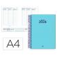 Agenda Espiral LIDERPAPEL CLASSIC A4 2026 S/V Azul Claro 1 Papel 70 gr FSC
