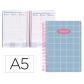 agenda-espiral-liderpapel-classic-a5-2025-s-v-color-azul-claro-papel-70-gr