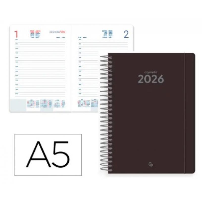 agenda-espiral-liderpapel-classic-a5-2026-d-p-negro-papel-70-gr-fsc