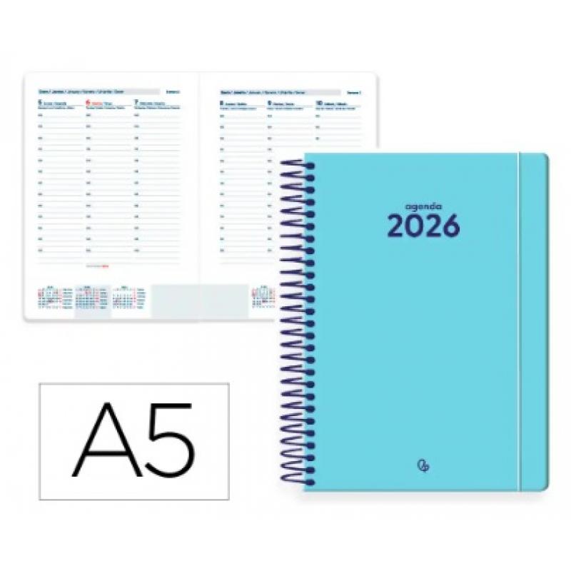 agenda-espiral-liderpapel-classic-a5-2026-s-v-azul-claro-papel-70-gr-fsc