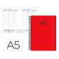 agenda-espiral-liderpapel-classic-a5-2026-s-v-rojo-papel-70-gr-fsc