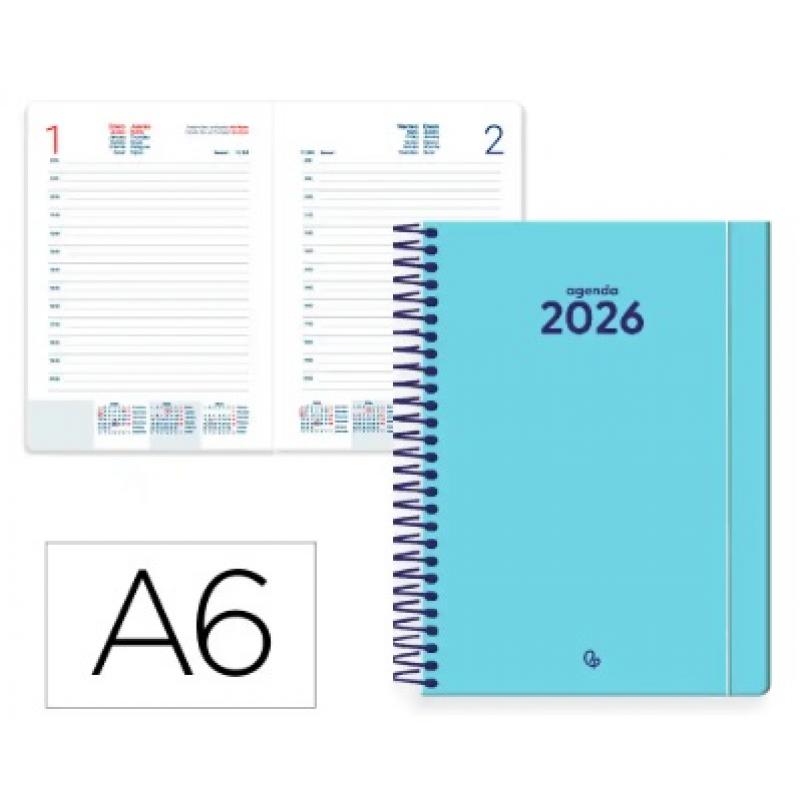 agenda-espiral-liderpapel-classic-a6-2026-d-p-azul-claro-papel-70-gr-fsc