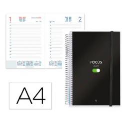 Agenda Espiral LIDERPAPEL TINOS A4 2026 D/P Personalizable Papel 70 gr FSC