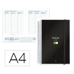 Agenda Espiral LIDERPAPEL TINOS A4 2026 S/V Personalizable Papel 70 gr FSC