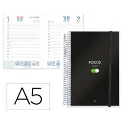 Agenda Espiral LIDERPAPEL TINOS A5 2026 D/P Personalizable Papel 70 gr FSC