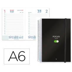 Agenda Espiral LIDERPAPEL TINOS A6 2026 D/P Personalizable Papel 70 gr FSC