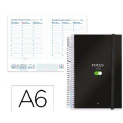 Agenda Espiral LIDERPAPEL TINOS A6 2026 S/V Personalizable Papel 70 gr FSC