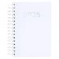 Agenda Witra 2025 A5 con espiral D/P color blanco (PERSONALIZABLE)