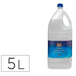 Agua ionizada vivochef garrafa 5l.
