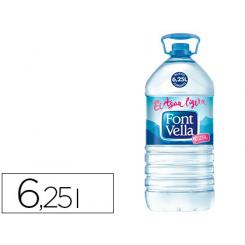 Agua Mineral Natural Font Vella Sant Hilari Garrafa 6,25 L