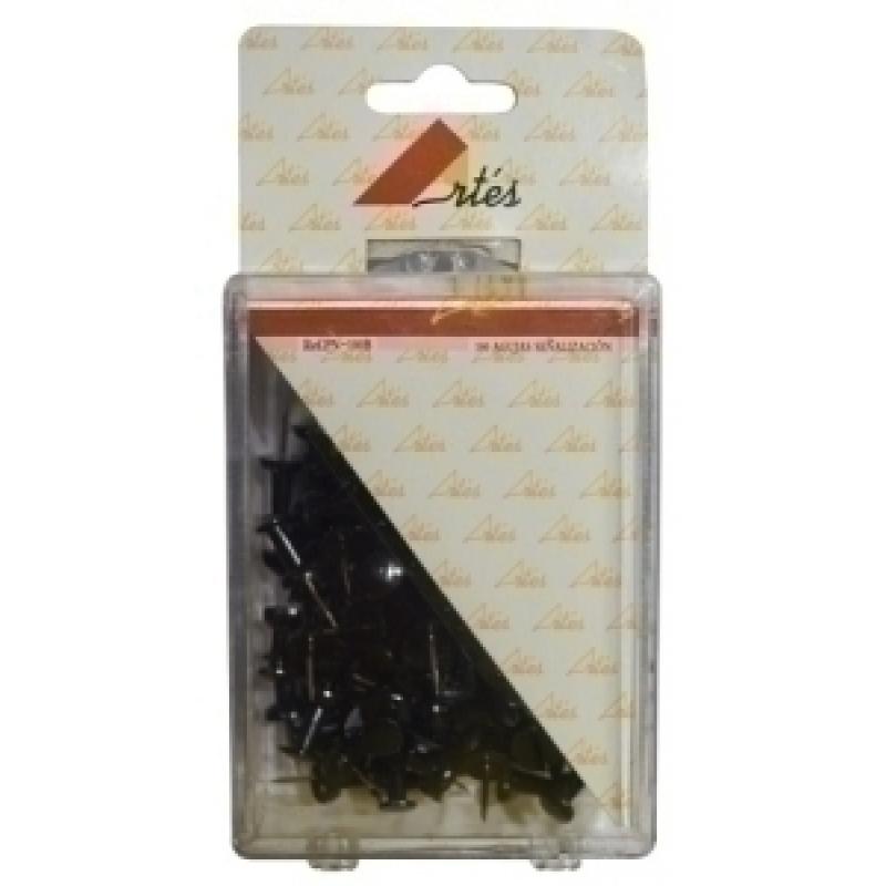 aguja-senalizadora-push-pin-artes-caja-de-100-negras