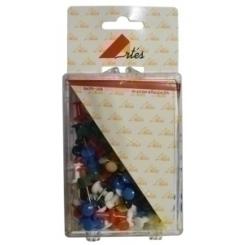 Aguja Señalizadora Push-Pin Artes Caja De 100 Surtidas