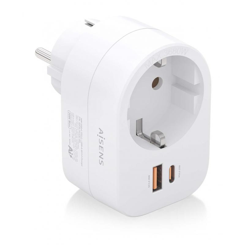 aisens-asps-1a1c06-w-cargador-de-dispositivo-movil-universal-blanco-corriente-alterna-carga-rapida-interior