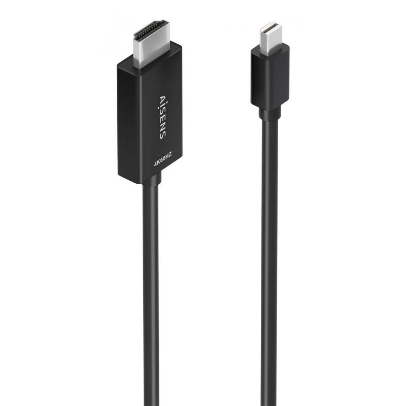 aisens-cable-conversor-mini-dp-a-hdmi-4k@60hz-mini-dp-m-hdmi-m-negro-30m