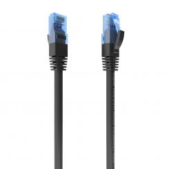 AISENS Cable De Red Latiguillo RJ45 Cat.6 UTP AWG26 CCA, Negro, 0.75 m