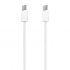 AISENS Cable USB 2.0 3A 60W Apple, tipo USB-C/M-USB-C/M, Blanco, 1.0m