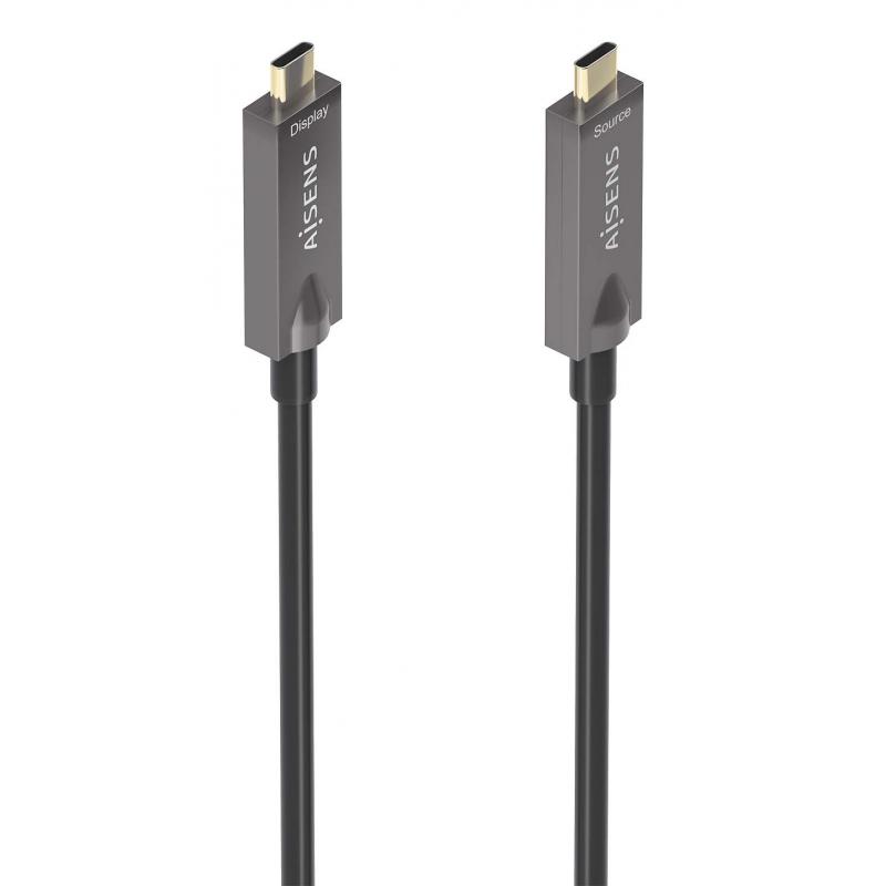aisens-cable-usb-31-gen2-10gbps-aoc-4k@60hz-3a-60w-e-marker-tipo-usb-c-m-usb-c-m-negro-10m