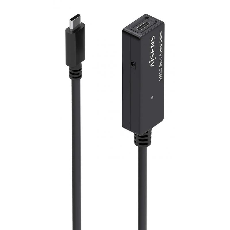 aisens-cable-usb-32-gen1x1-prolongador-con-amplificador-usb-c-m-usb-c-h-negro-10m