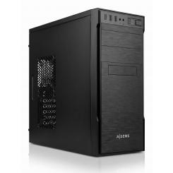 AISENS Caja Torre PC ATX con Fuente APSU-350APC, Negra