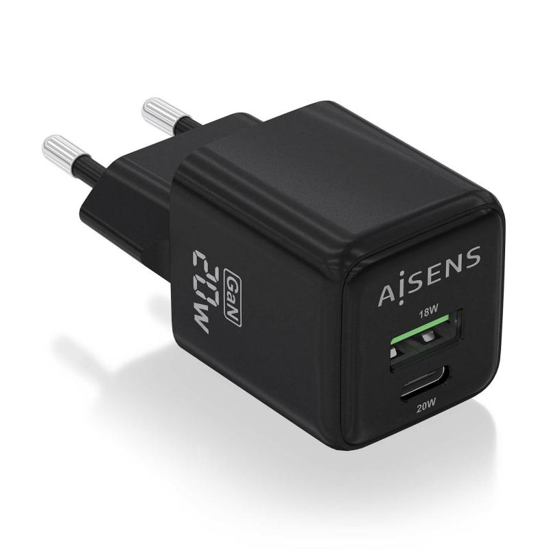 aisens-cargador-gan-20w-1xusb-c-pd30-qc40-1xusb-a-qc30-negro