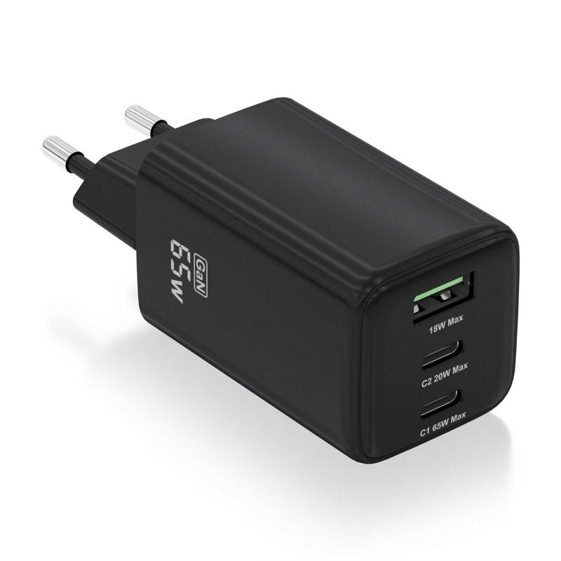 aisens-cargador-gan-65w-2xusb-c-pd30-qc40-1xusb-a-qc30-negro