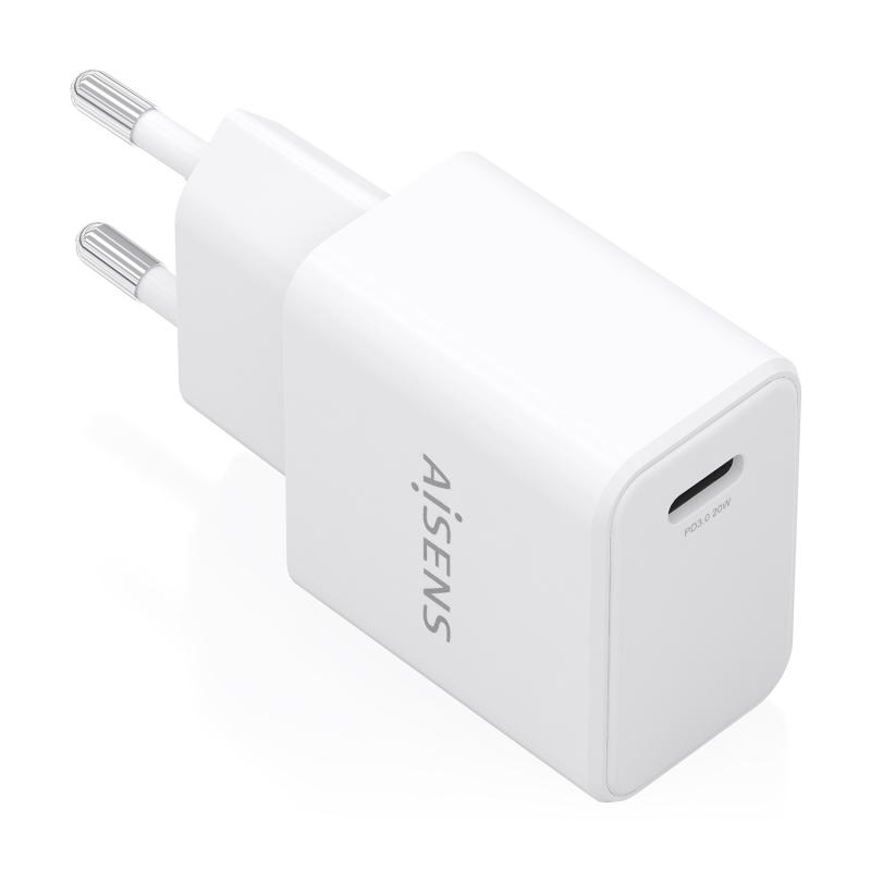 aisens-cargador-gan-usb-c-pd30-1xusb-c-20w-blanco