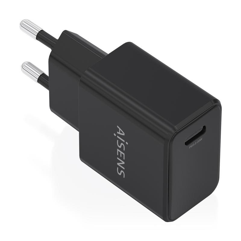 aisens-cargador-gan-usb-c-pd30-1xusb-c-20w-negro