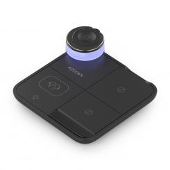 AISENS Cargador Inalambrico USB-C 4 en 1 De 15W Para Movil, Apple Watch, Auriculares Con Estuche De Carga, Negro