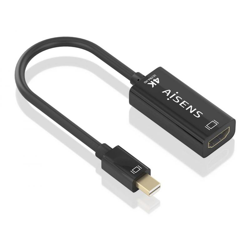 aisens-conversor-mini-dp-a-hdmi-4k@60hz-mini-dp-m-hdmi-h-negro-15cm