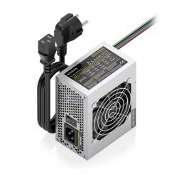 AISENS Fuente Alimentacion SFX 500W con Cable de Alimentacion OEM, Plata
