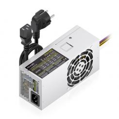 AISENS Fuente Alimentacion TFX 500W con Cable de Alimentacion OEM, Plata