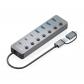aisens-hub-usb31-gen1-usb-c-usb-a-usb-c-musb-a-m-4xusb-a-h3xusb-c-h1xusb-c-h-alim-gris-30cm
