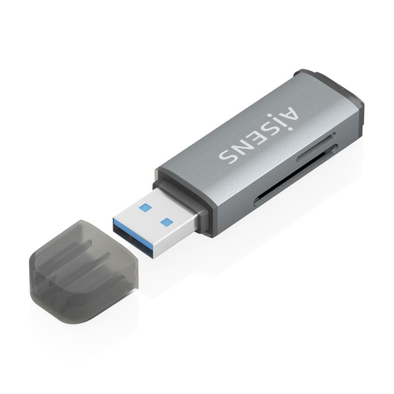aisens-lector-de-tarjetas-sd-micro-sd-mmc-rs-mmc-mmc-micro-usb-a-gris