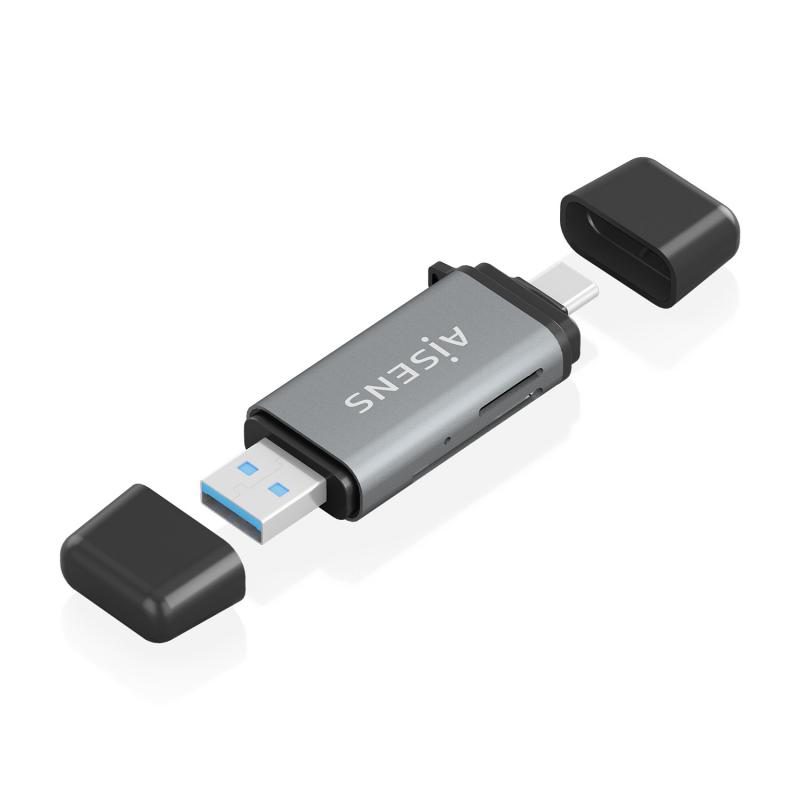 aisens-lector-de-tarjetas-sd-micro-sd-mmc-rs-mmc-mmc-micro-usb-a-y-usb-c-gris