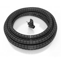 AISENS Organizador de cable en espiral 25mm, Negro, 10.0m