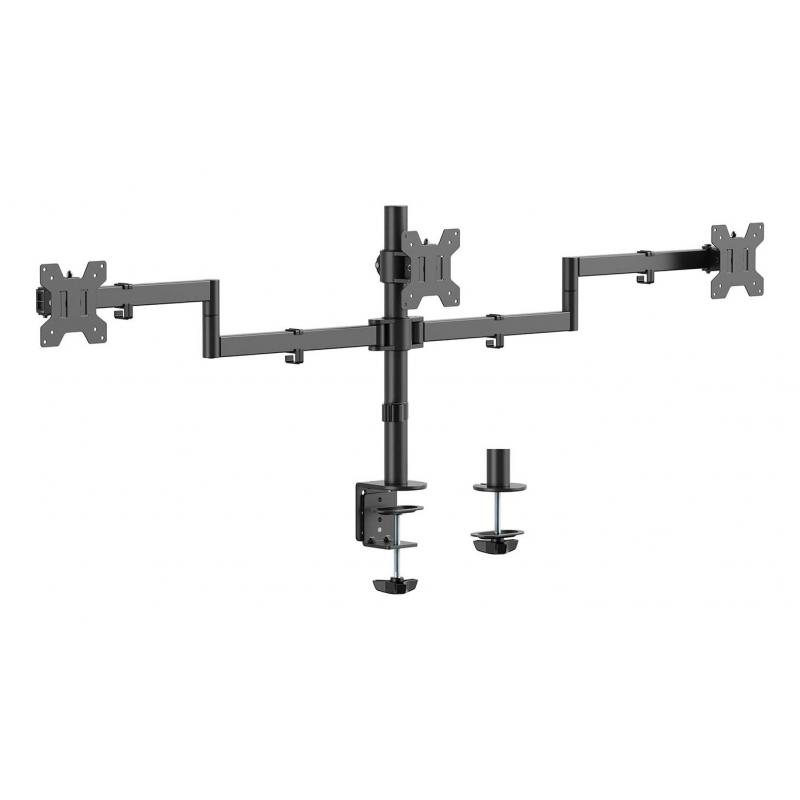 aisens-soporte-de-mesa-eco-giratorio-e-inclinable-para-3-monitores-10kg-3-pivotes-2-brazos-de-13-27-negro