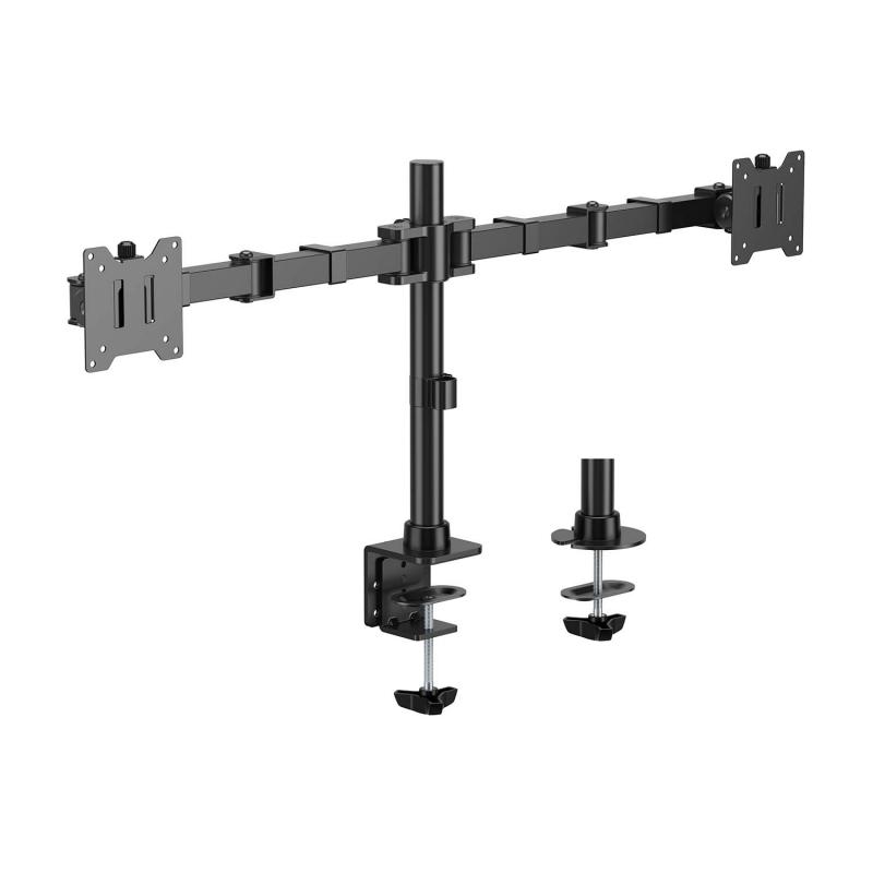 aisens-soporte-de-mesa-eco-giratorio-e-inclinable-para-monitor-tv-20kg-3-pivotes-2-brazos-de-17-35-negro