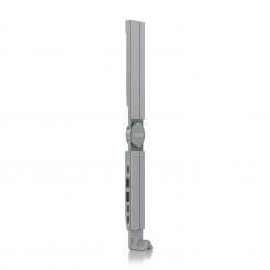 AISENS Soporte de Sobremesa Ajustable Para Portail / Tablet Con USB-C Docking 4 en 1, Gris