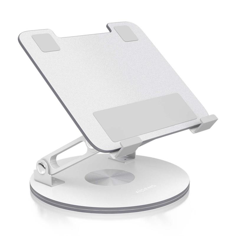 aisens-soporte-de-sobremesa-giratorio-ajustable-para-portatil-tablet-7-13-plata