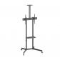 aisens-soporte-de-suelo-eco-con-rueda-bandeja-para-dvd-y-soporte-de-camara-para-monitor-tv-45kg-de-37-70-negro