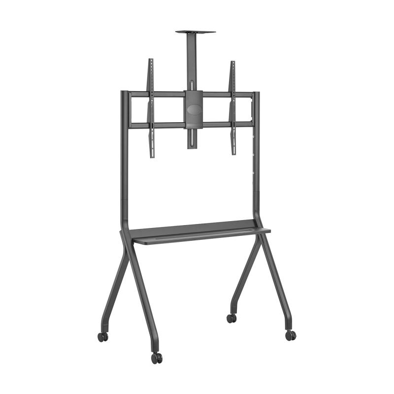 aisens-soporte-de-suelo-pro-con-rueda-1-bandeja-y-soporte-de-camara-para-pantalla-interactiva-tv-120kg-de-55-100-negro