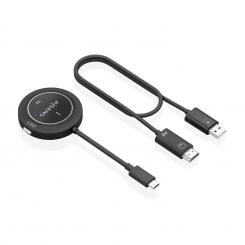 AISENS USB-C A HDMI Inalambrico 1080P 30m, Negro