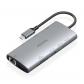 aisens-usb-c-dock-10-en-1-usb-c-a-1xhdmi-1xdisplayport-1xrj45-1xusb-a-10g-1xusb-a-5g-2xusb-c-10g-1xusb-c-pd100w-1xsd-1xmicrosd-gris-20cm